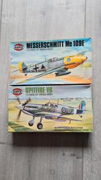 Airfix  Spitfire & Messerschmitt, Ophalen of Verzenden, Zo goed als nieuw, 1:72 tot 1:144, Overige merken