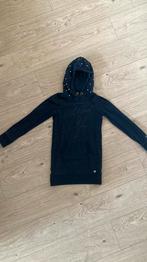 Donkerblauwe lange meisjes sweater / jurk 146-152, Kinderen en Baby's, Kinderkleding | Maat 128, Ophalen of Verzenden, Zo goed als nieuw