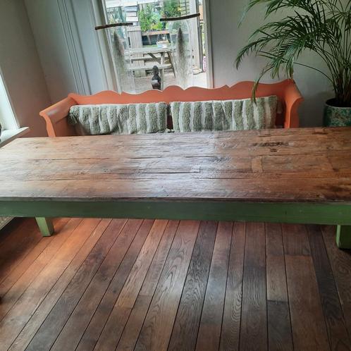 Mooie aparte eettafel, Huis en Inrichting, Tafels | Eettafels, Gebruikt, Vijf personen of meer, Rond, Ophalen