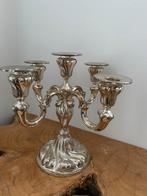 Kandelaar verzilverd west germany zilverkleurig, Ophalen of Verzenden, Zilver