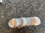 Parelmoer schelpen armband - jaren ‘70 vintage, Sieraden, Tassen en Uiterlijk, Armbanden, Ophalen, Gebruikt, Overige materialen