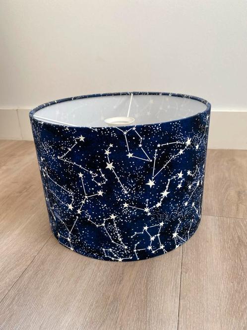 Lampenkap Sterrenstelsel, Huis en Inrichting, Lampen | Lampenkappen, Gebruikt, 25 tot 50 cm, Rond, Blauw, Ophalen