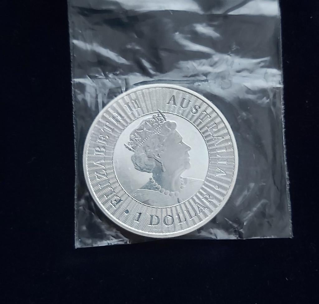 Zilver munten Elizabeth II Australia 1 oz 2021, Postzegels en Munten, Munten | Nederland, Ophalen of Verzenden, Zilver