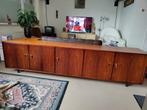 Vintage design TV meubel XXL jaren 60 / 70, Huis en Inrichting, Midcentury Modern, 25 tot 50 cm, 200 cm of meer, Teakhout