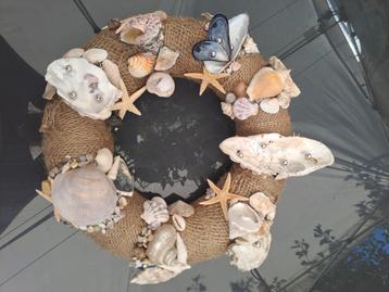 Schelpenkrans " Sea nature"  beschikbaar voor biedingen
