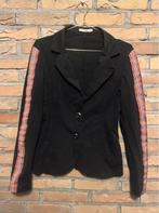 g ricceri italy blazer met bies maat M, Ophalen of Verzenden, Zo goed als nieuw, Zwart