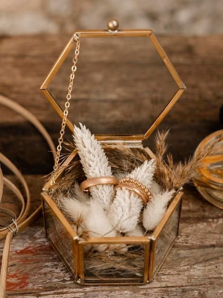 Nieuwe Ringendoos / Sieradendoos, Sieraden, Tassen en Uiterlijk, Manchetknopen, Nieuw, Glas of Kristal, Ophalen