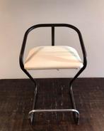 Vintage barkruk 80s Scandinavisch design, Ophalen, Gebruikt, 60 tot 90 cm, Hout