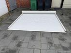 wit ral 9001 electrisch rolluik br.2.53 x 2.29,5 mtr hoog, Doe-het-zelf en Verbouw, Ophalen, Gebruikt, 200 cm of meer, Wit