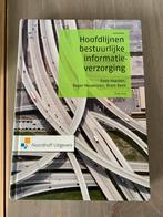 Bestuurlijke Informatieverzorging - HBO, Ophalen of Verzenden, Gamma, Zo goed als nieuw, HBO