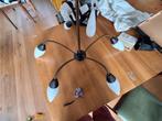 Vintage Midcentury Hanglamp Jaren 50, Huis en Inrichting, Lampen | Hanglampen, Ophalen, Gebruikt, Vintage, Glas