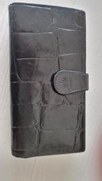 Mulberry grote portemonnee van croco leer, Leer, Zwart, Nieuw, Ophalen