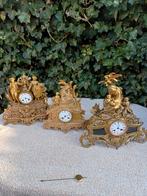 Drie Franse Pendules -, Antiek en Kunst, Antiek | Klokken, Ophalen of Verzenden