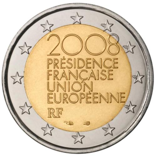 Twee Euro Frankrijk: EU Voorzitterschap [2008], Postzegels en Munten, Munten | Europa | Euromunten, Losse munt, 2 euro, Frankrijk