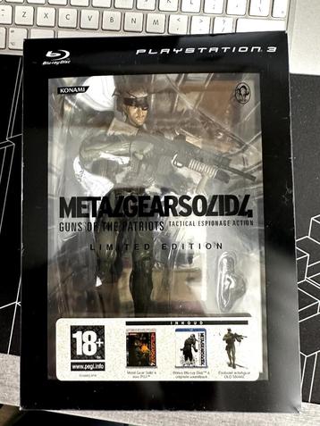 Metal Gear Solid 4 Guns of the Patriots Limited Edition beschikbaar voor biedingen