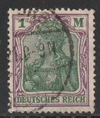 Rijk 1920 150 Germania 1m, Gest, Postzegels en Munten, Postzegels | Europa | Duitsland, Ophalen of Verzenden, Overige periodes