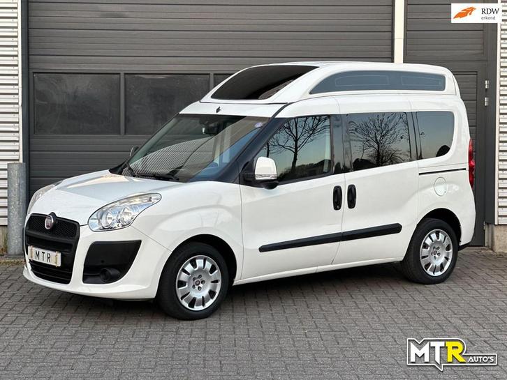 Fiat Doblò 1.4 Pop L1H2 INVALIDE|NWE APK|AIRCO|MINI CAMPER, Auto's, Fiat, Bedrijf, Te koop, Doblo, ABS, Airbags, Airconditioning