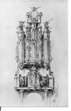 Breda Ontwerp Orgel Groote of O.L.V. Kerk, Ophalen of Verzenden, 1960 tot 1980, Ongelopen, Noord-Brabant