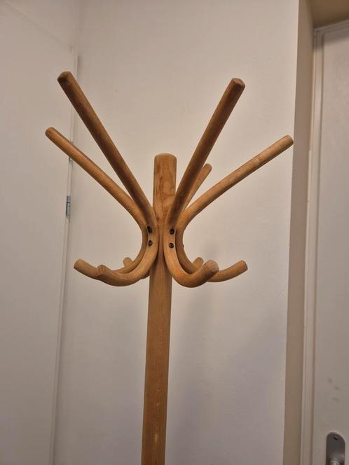 Retro vintage houten staande kapstok, Huis en Inrichting, Woonaccessoires | Kapstokken, Zo goed als nieuw, Staande kapstok, 150 tot 200 cm