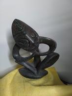 8198) DEN Denker   stenen beeld   30cm hoog, Antiek en Kunst, Kunst | Beelden en Houtsnijwerken, Ophalen of Verzenden