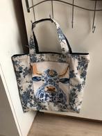 Tas Delfts Blauwe koe met goud, Ophalen of Verzenden, Nieuw, Blauw