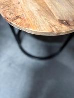 Mango hout salontafels set van 2, 50 tot 100 cm, Rond, Ophalen of Verzenden, Zo goed als nieuw