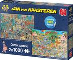 Jan van Haaster 'Muziekwinkel-vakantiekriebels' 2x 1000 stuk, Nieuw, Ophalen of Verzenden, 500 t/m 1500 stukjes, Legpuzzel