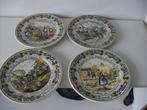 Goedewaagen plateel keramiek de vier jaargetijden borden., Antiek en Kunst, Verzenden