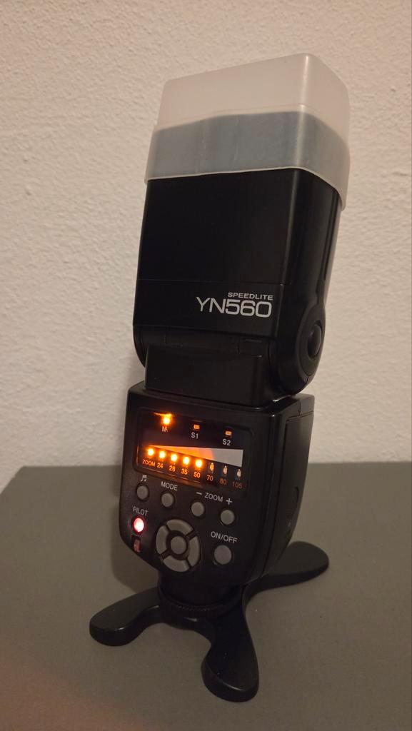 Yongnuo YN560 Speedlite Flitser, Audio, Tv en Foto, Fotografie | Flitsers, Gebruikt, Overige merken, Kantelbaar, Ophalen of Verzenden