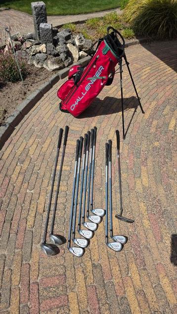 Complete Golfset met carbon shaft ijzers en golftas. beschikbaar voor biedingen