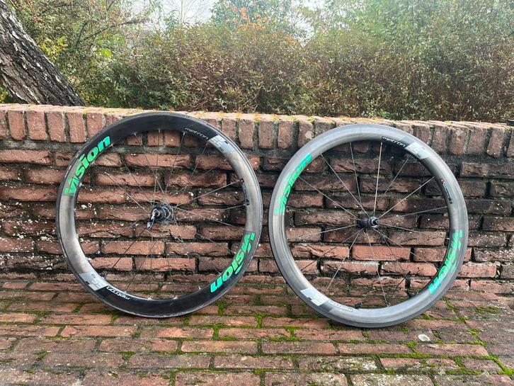 Vision Metron 55SL carbon wielset (defect), Fietsen en Brommers, Fietsonderdelen, Gebruikt, Wiel, Ophalen of Verzenden