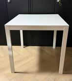 Witte Ikea vihals tafel 74x74, Huis en Inrichting, Tafels | Eettafels, Ophalen, 50 tot 100 cm, Vierkant, Tot twee personen
