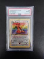 Dragonite [1st Edition] #19 Pokemon Fossil PSA 8, Ophalen of Verzenden, Zo goed als nieuw, Losse kaart