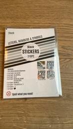 Letter stickers, Ophalen of Verzenden, Zo goed als nieuw
