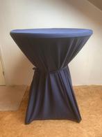 Statafelrok, donkerblauw 85x120cm. 3X (ZGAN), Huis en Inrichting, Tafels | Statafels, Ophalen of Verzenden, Zo goed als nieuw