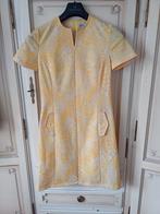 Trevira 2000 vintage jurk geel maat 40, Knielengte, Maat 38/40 (M), Ophalen of Verzenden, Trevira