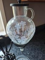 Vintage Wijnkaraf met Druivenmotief, Ophalen