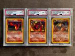 Dark Charizard HOLO, Charmeleon, Charmander 1st Ed PSA 9, Hobby en Vrije tijd, Verzamelkaartspellen | Pokémon, Ophalen of Verzenden