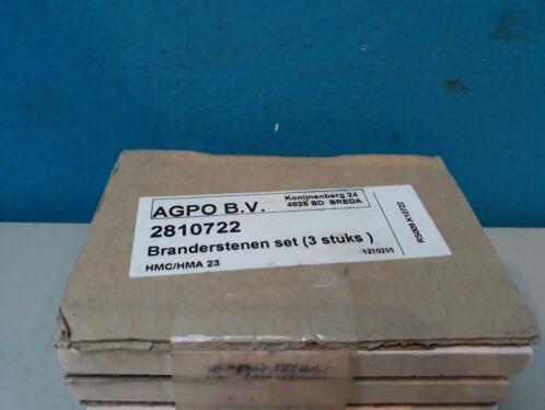 Branderstenen set Agpo Ferroli Econforte HMC/HMA 23, Doe-het-zelf en Verbouw, Verwarming en Radiatoren, Gebruikt, Cv-ketel of Combi-ketel