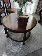 Salontafel oud, Huis en Inrichting, Tafels | Salontafels, Gebruikt, 100 tot 150 cm, 50 tot 75 cm, Rond