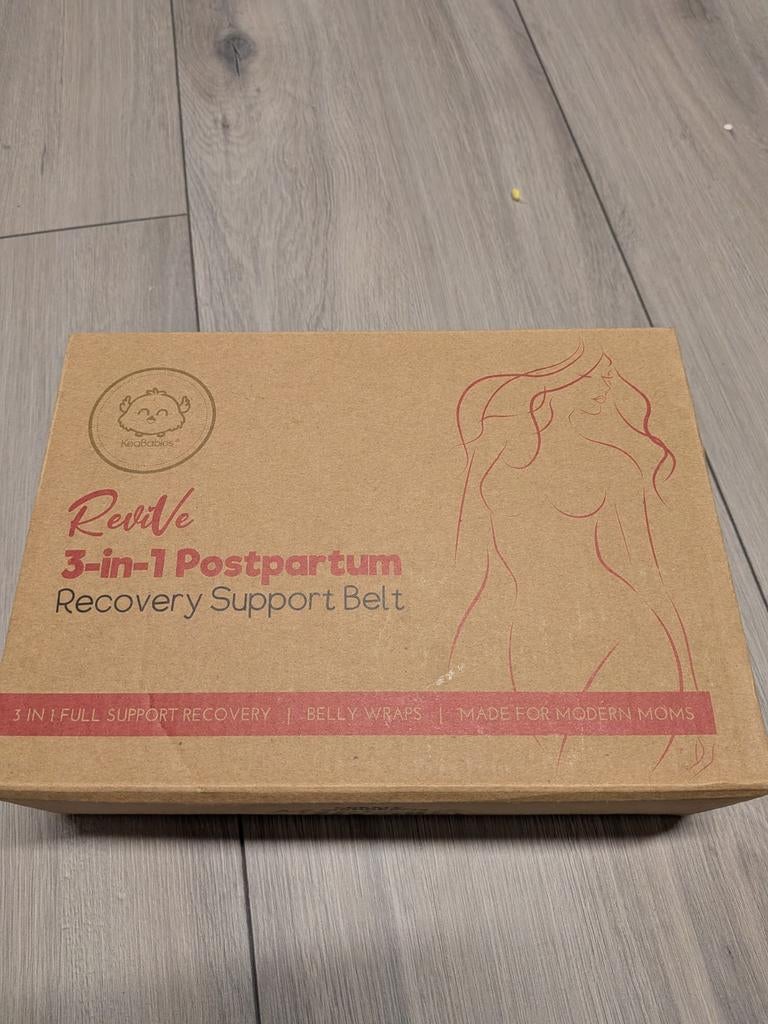 Revive Postpartum Herstel Buikband, Ophalen, Zwart, Body of Korset