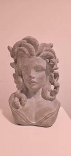 Medusa Beeld Natuursteen - Griekse Mythologie Decoratie, Ophalen of Verzenden
