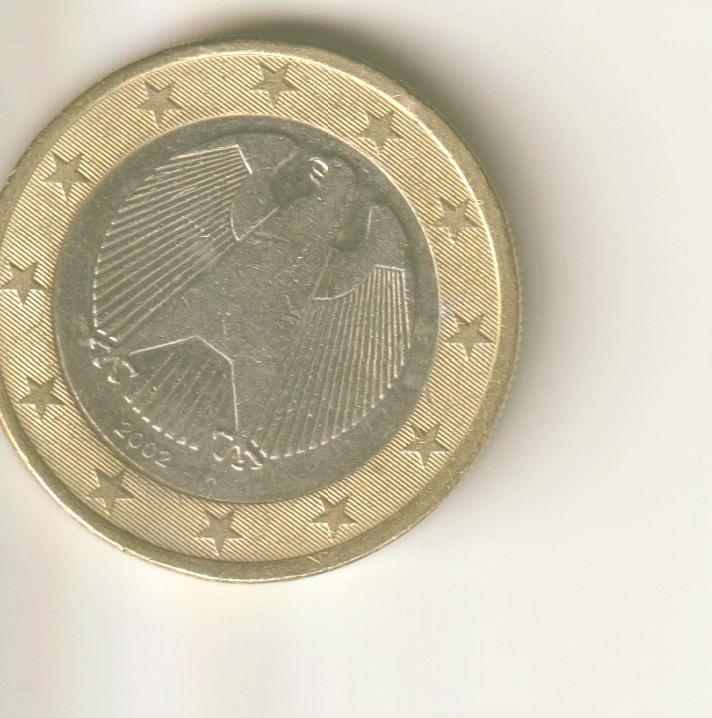 1 euro 2002 a duitsland, Postzegels en Munten, Munten | Europa | Euromunten, Verzenden, Duitsland, 2 euro
