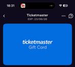 Ticketmaster cadeau bon 270 euro!, Twee personen, Cadeaubon, Overige typen