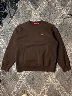 Supreme Small Box Crewneck FW22, Maat 52/54 (L), Bruin, Ophalen of Verzenden, Zo goed als nieuw