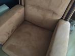 2 fauteuils met 3 zits bank, Ophalen, Gebruikt, 75 tot 100 cm, Stof