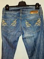 Diesel jeans, met goud, 27, XS/ 16 jaar, Kleding | Dames, Spijkerbroeken en Jeans, Blauw, Ophalen of Verzenden, Zo goed als nieuw