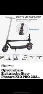 Elektrische step, Fietsen en Brommers, Steps, Ophalen of Verzenden, Zo goed als nieuw, Elektrische step (E-scooter), PHAewo
