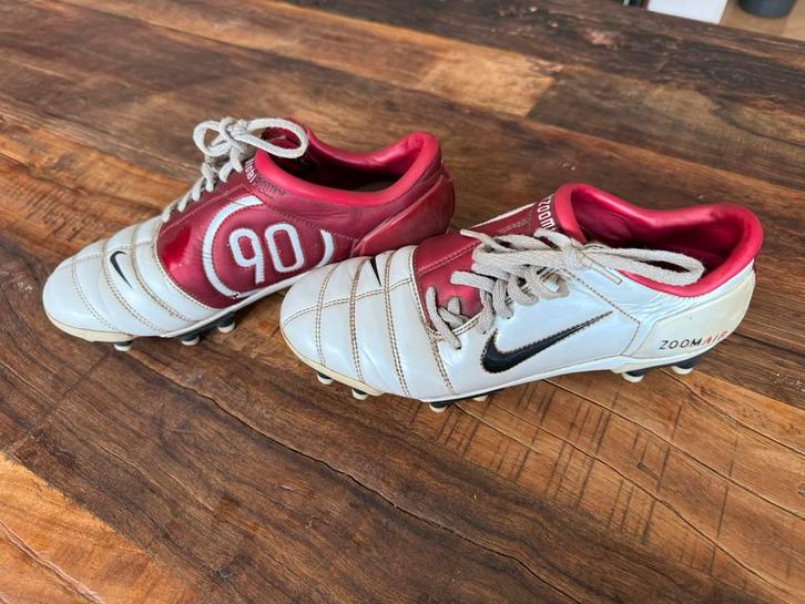 Nike Zoom Air Total 90 Voetbalschoenen, Kleding | Heren, Schoenen, Gedragen, Sportschoenen, Wit, Ophalen of Verzenden
