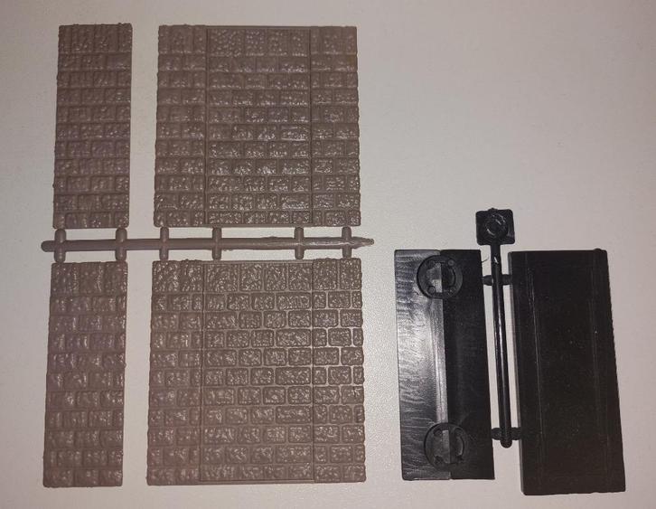 Heljan H0 1765 - 6-delige brugpijlerset, Hobby en Vrije tijd, Modeltreinen | H0, Nieuw, Brug, Tunnel of Gebouw, Gelijkstroom of Wisselstroom